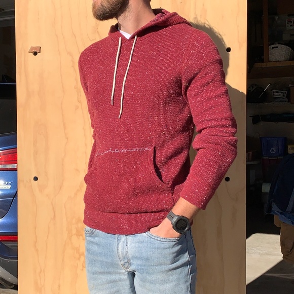 Koto Knit Sweatshirt with hood and front pocket - Picture 2 of 6